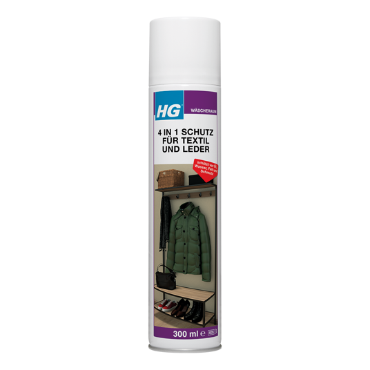 HG 4 in 1 Schutz für Textil und Leder