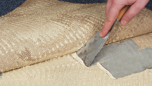 How to remove carpet glue