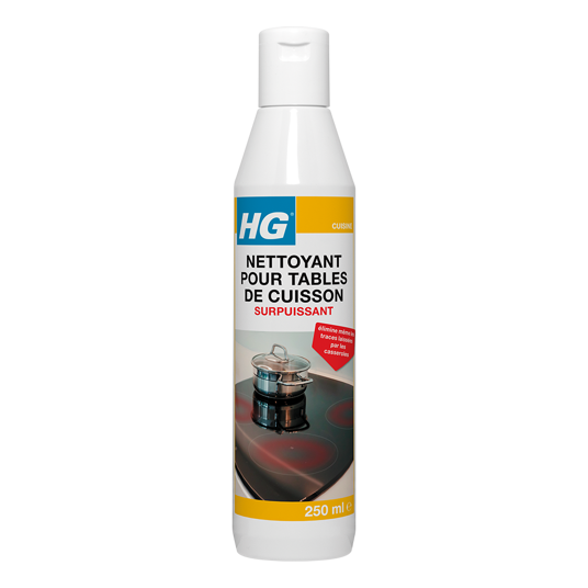 HG nettoyant surpuissant pour tables de cuisson