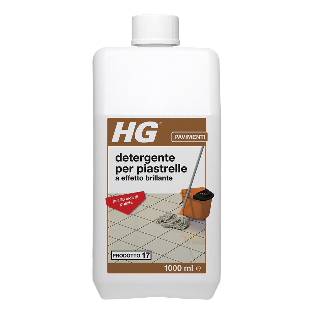HG detergente per piastrelle a effetto brillante