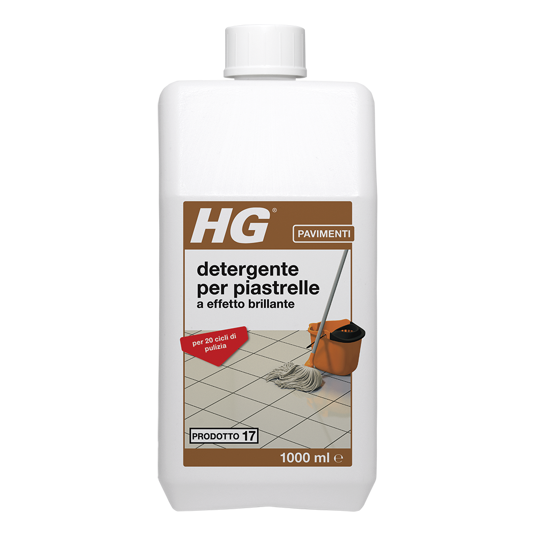 HG detergente per piastrelle a effetto brillante