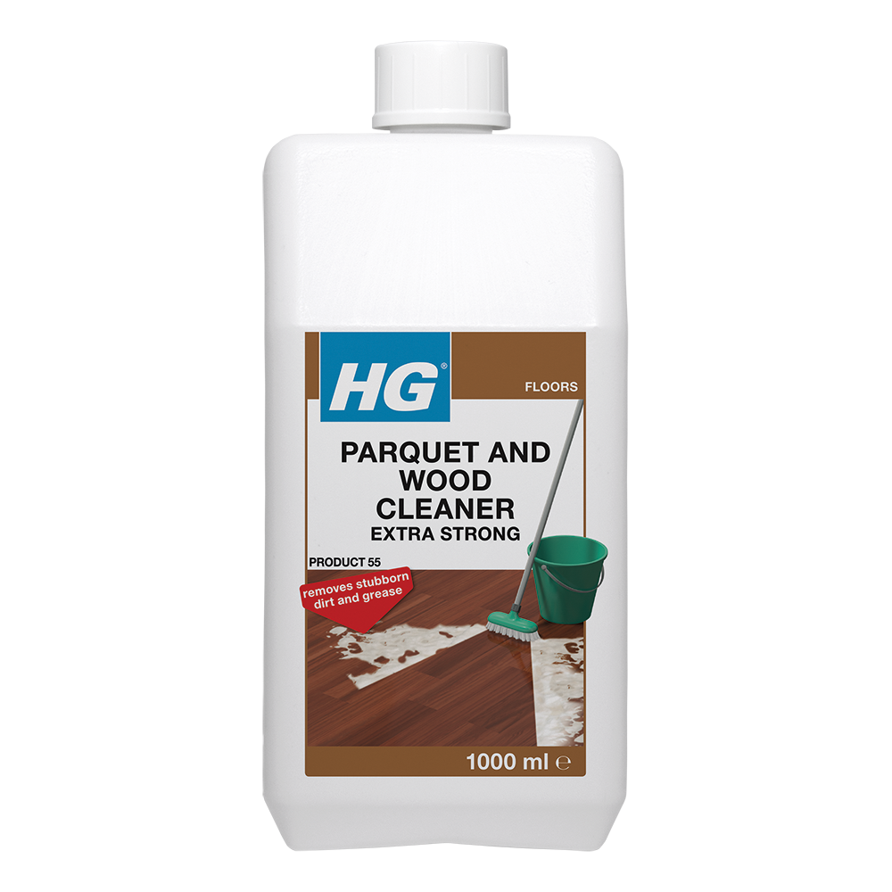 HG parquet cleaner extra strong powerful cleaner, safe for the varnish layer