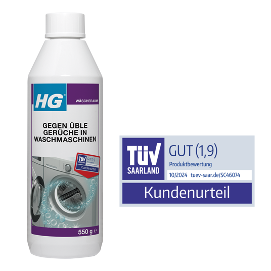 HG gegen üble Gerüche in Waschmaschinen
