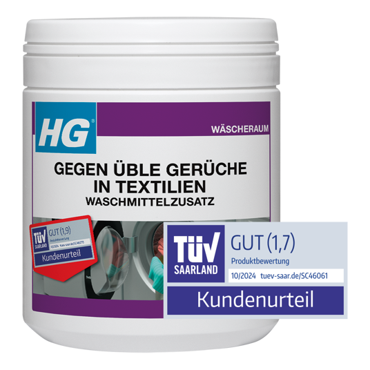 HG gegen üble Gerüche in Textilien Waschmittelzusatz