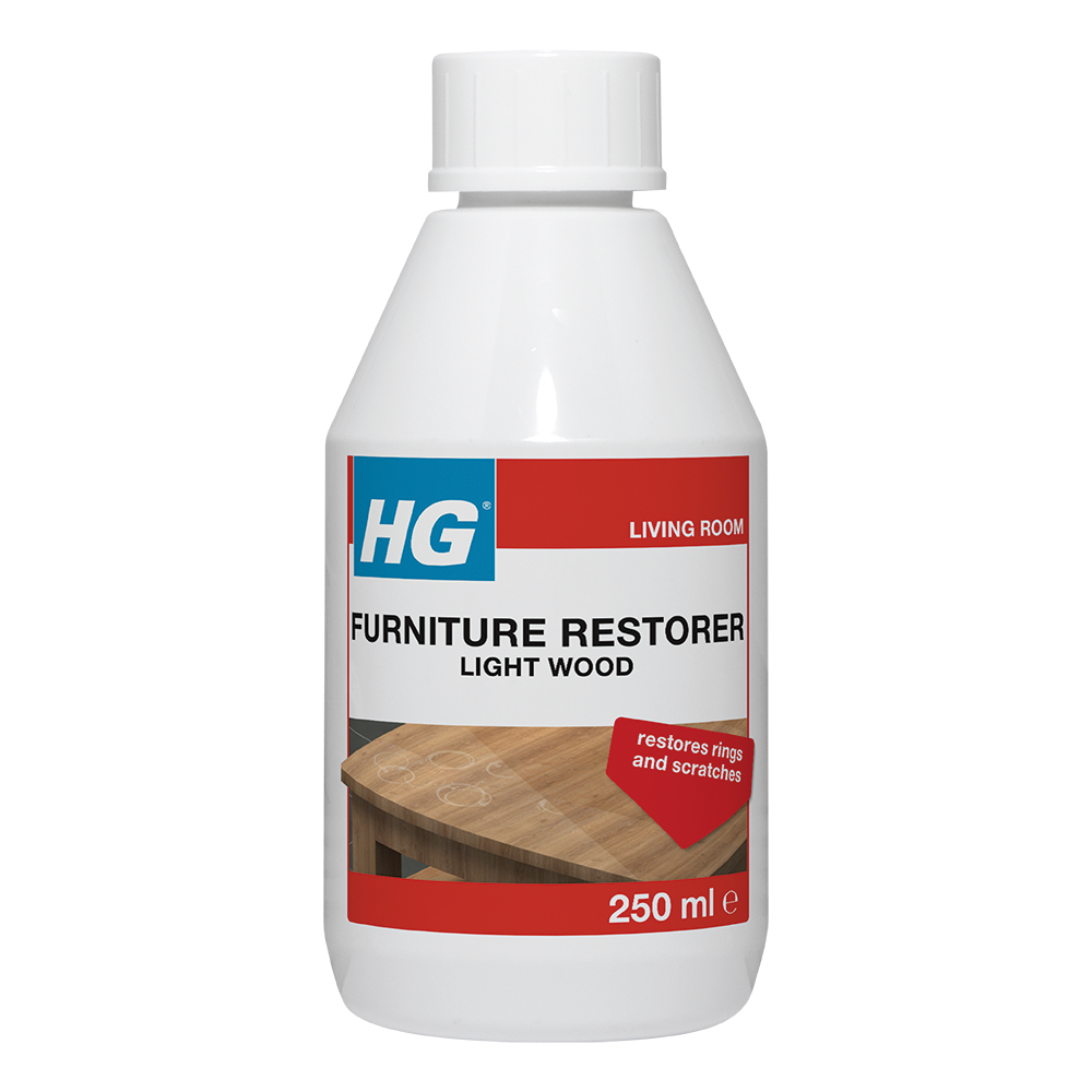 HG furniture restorer for light wood for removing stains and rings