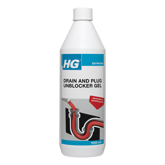 HG drain and plug unblocker gel