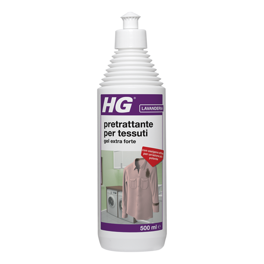 HG gel pretrattante extra forte per tessuti