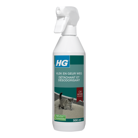 HG vlek & geur weg voor katten