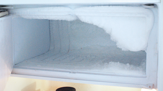 Defrosting a fridge deals freezer