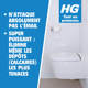 HG gel surpuissant pour les toilettes