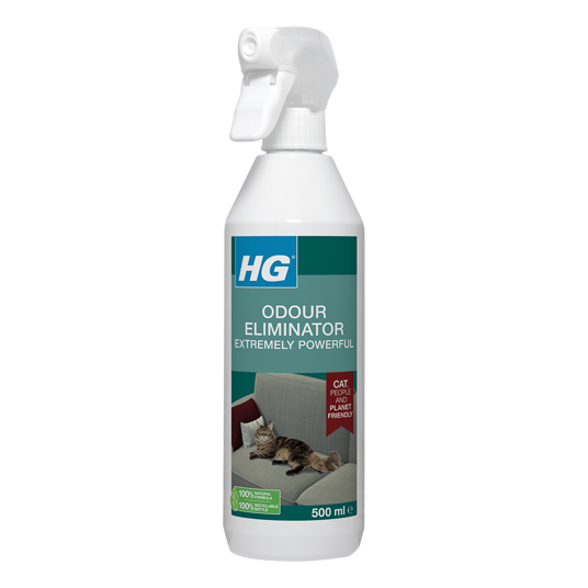 HG odour eliminator extremely powerful for cats