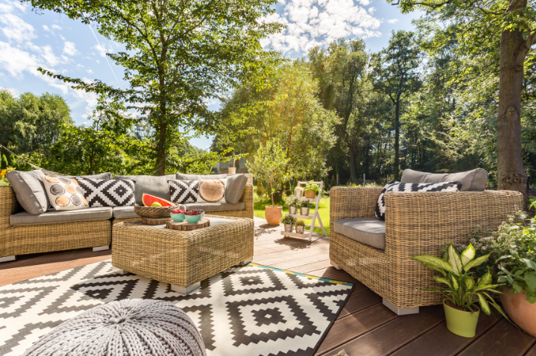 Maak de tuin gezellig en schoon