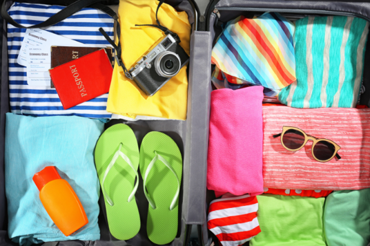 Schone kleding inpakken