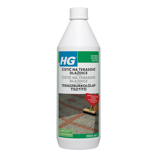 HG čistič na terasové dlaždice