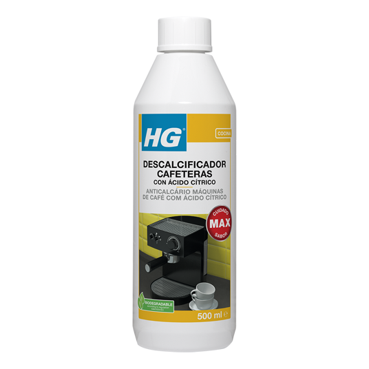 HG Descalcificador con ácido cítrico cafeteras