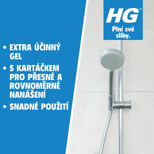 HG power gel na vodní kámen s aplikátorem