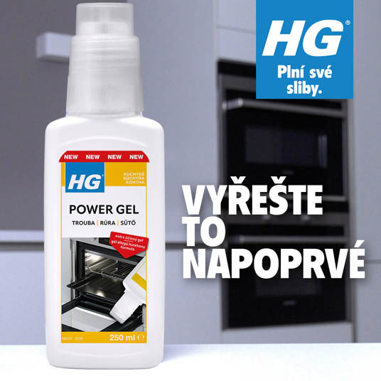 HG power gel na trouby s aplikátorem