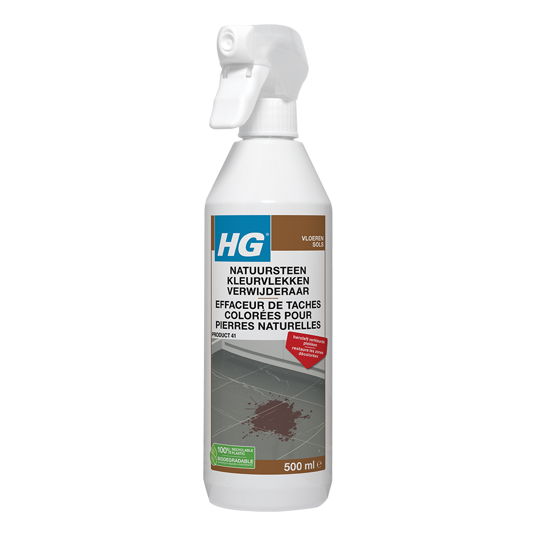 HG natuursteen kleurvlekken verwijderaar (marble stain colour remover)