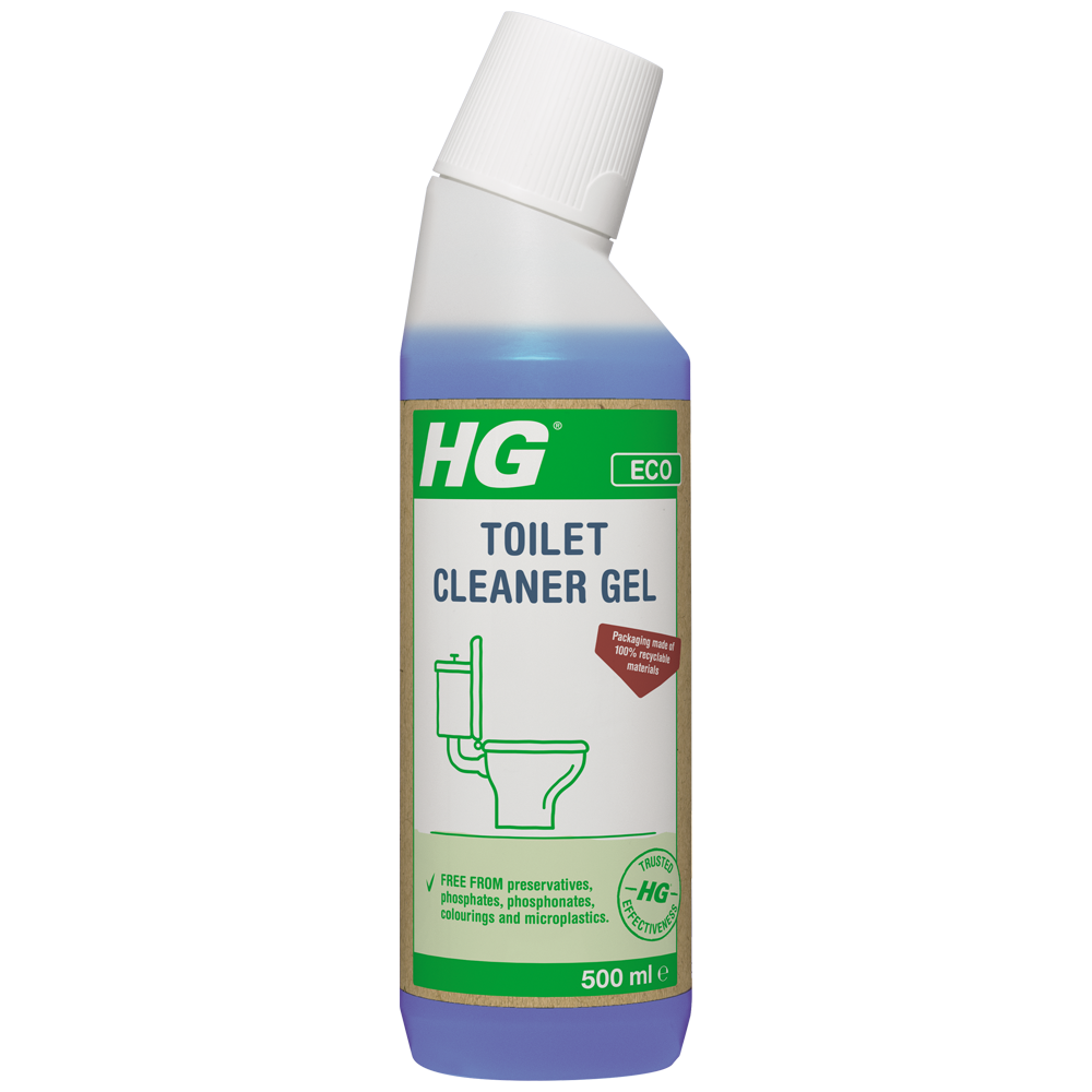 HG ECO toilet cleaner gel The sustainable cleaner for your toilet bowl.