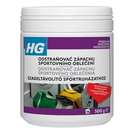 HG odstraňovač zápachu sportovního oblečení