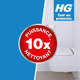 HG gel surpuissant pour les toilettes