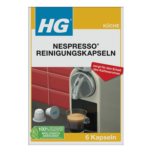 HG Reinigungskapseln für Nespresso ® Maschinen