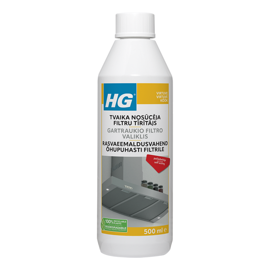HG tvaika nosūcēja filtru tīrītājs