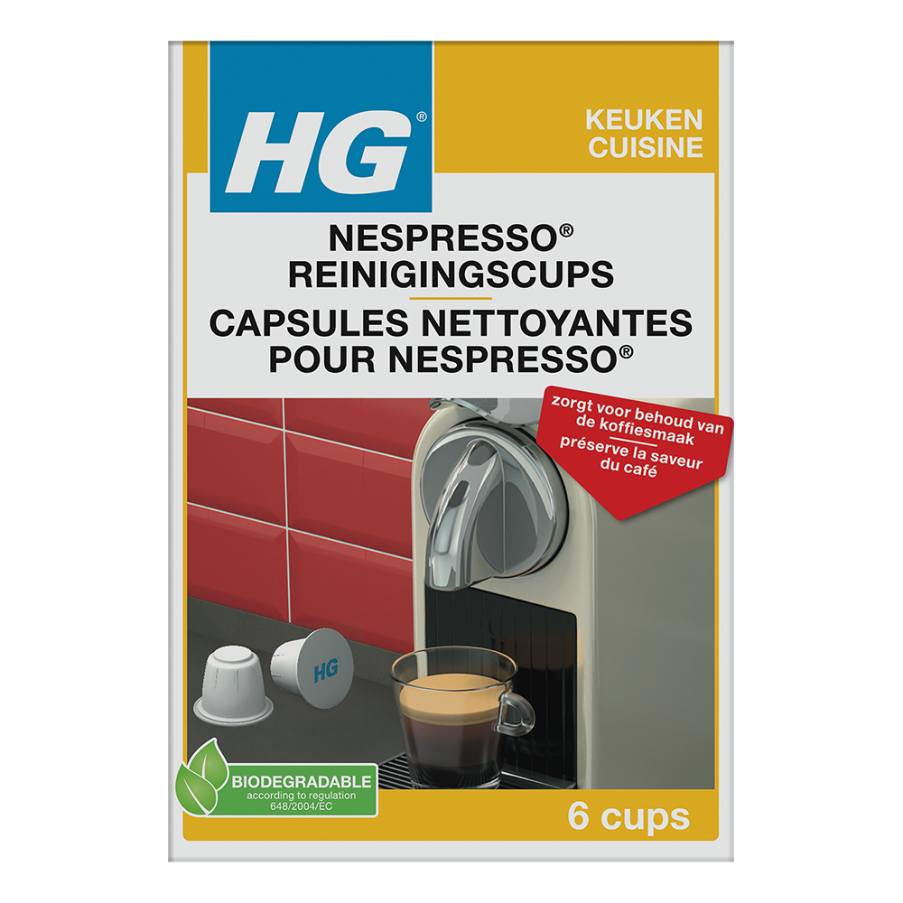 HG capsules nettoyantes pour Nespresso®