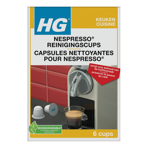HG Nespresso® reinigingscups
