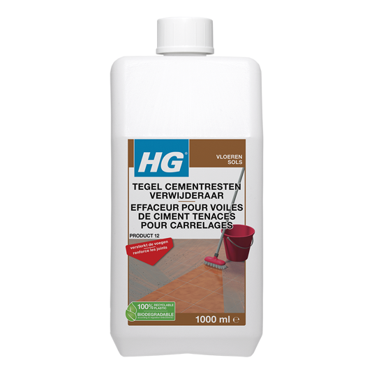HG effaceur pour voiles de ciment tenaces et restes de mortier (produit n° 12)