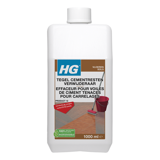 HG effaceur pour voiles de ciment tenaces pour carrelages