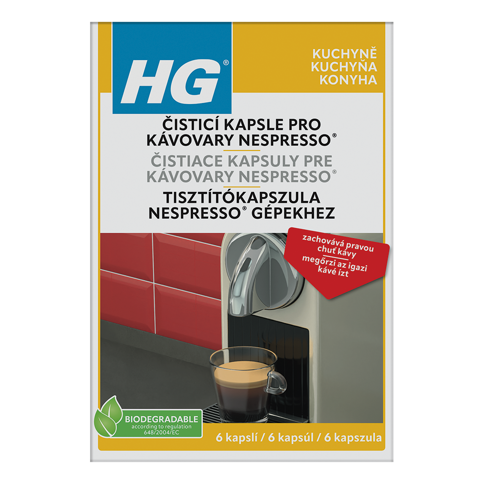 HG čisticí kapsle pro kávovary Nespresso®