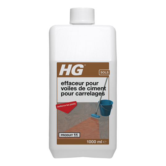 HG effaceur pour voiles de ciment pour carrelages