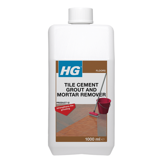 HG tile cement grout and mortar remover
