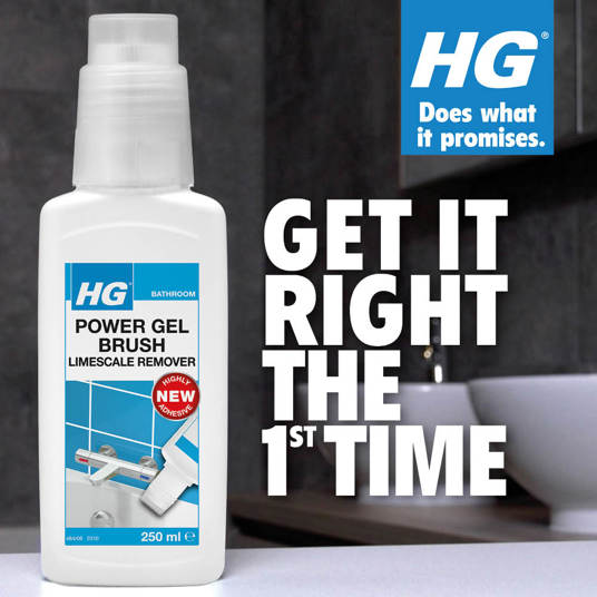 HG power gel brush limescale remover