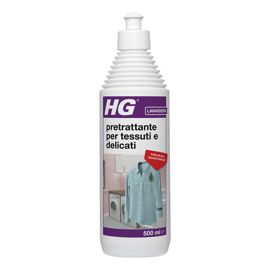 HG gel pretrattante per tessuti e delicati