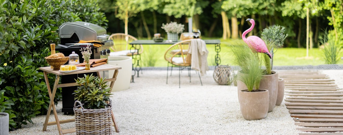 Gezellig de BBQ aan!