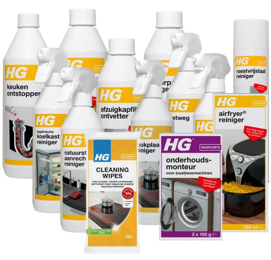 Snel zichtbaar en onzichtbaar vuil verwijderen met HG