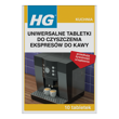 HG tabletki do czyszczenia ekspresów do kawy