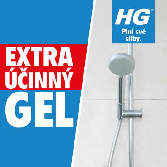 HG power gel na vodní kámen s aplikátorem