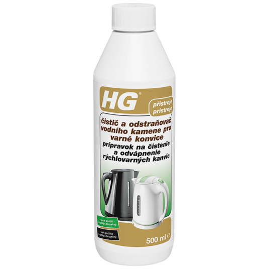 HG čistič a odstraňovač vodního kamene pro varné konvice