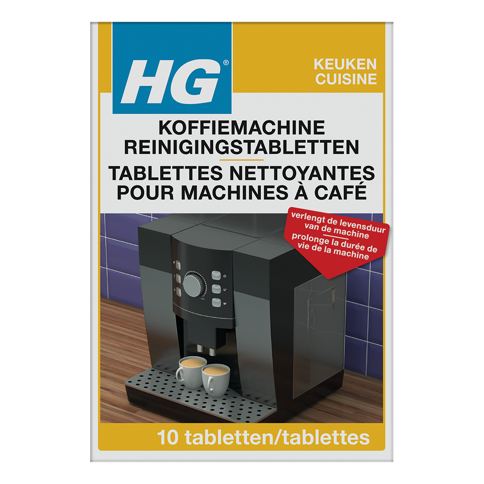 HG koffiemachine reinigingstabletten