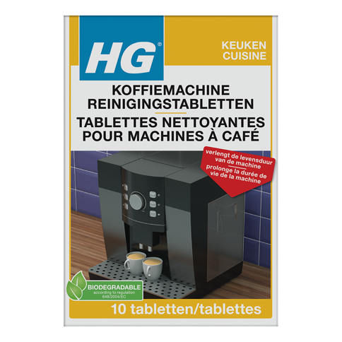 HG koffiemachine reinigingstabletten