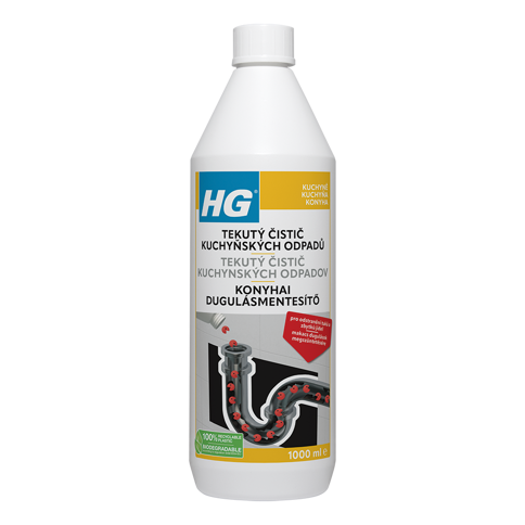 HG tekutý čistič kuchyňských odpadů
