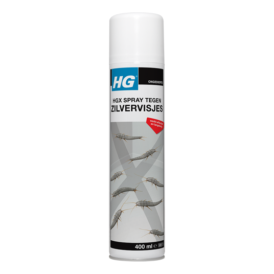 HGX spray tegen zilvervisjes