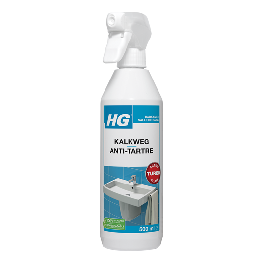 HG schuimspray | dé effectieve kalkverwijderaar voor sanitair