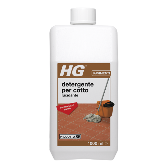 HG detergente lucidante per cotto