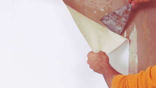 Décoller papier peint