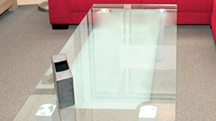 Fenster/ Spiegel, Möbel auf Glas, Ofen- und Kaminscheiben, Kristall-Kronleuchter