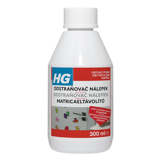 HG odstraňovač nálepiek